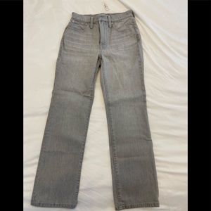 Women’s Madewell Size 24 Slim Demi-Boot Jeans in Light Gray Wash